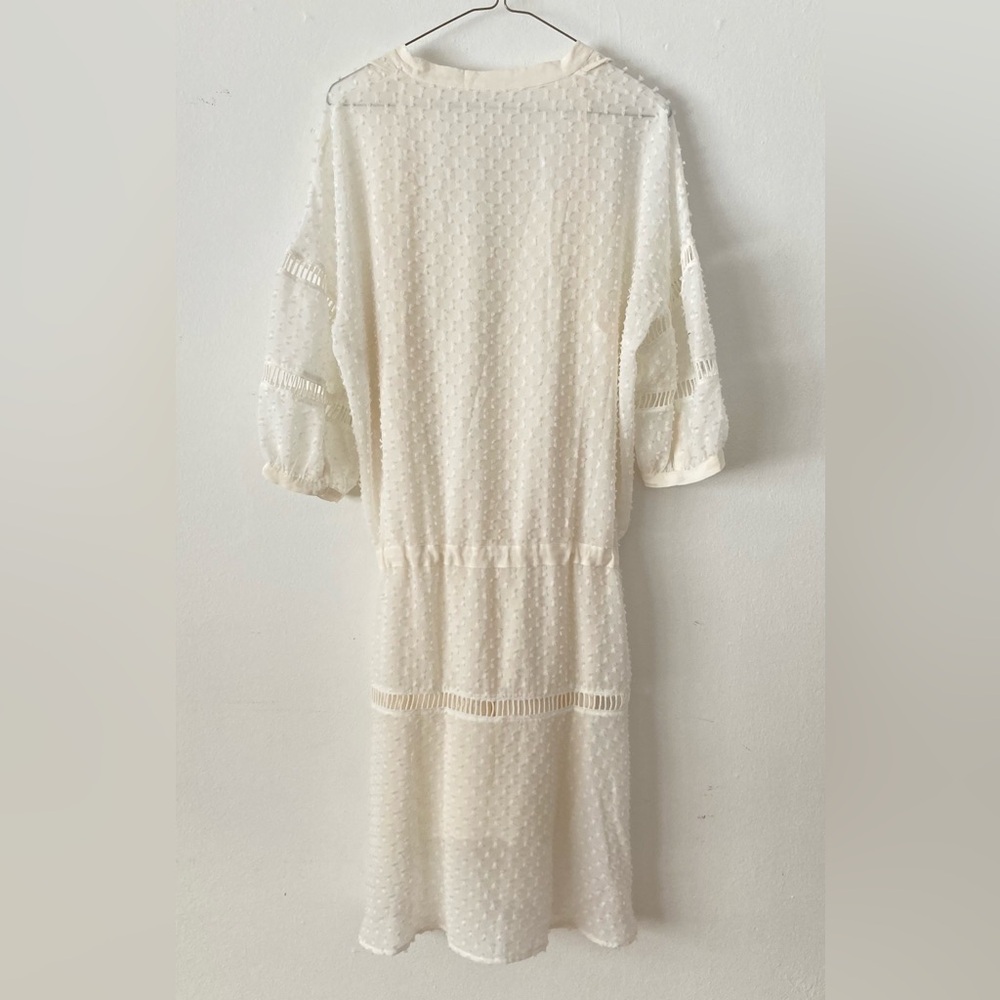 Ohne Titel White Midi Dress size 6 pristine condition - Picture 2 of 6